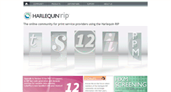 Desktop Screenshot of harlequinrip.com