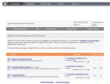 Tablet Screenshot of forum.harlequinrip.com